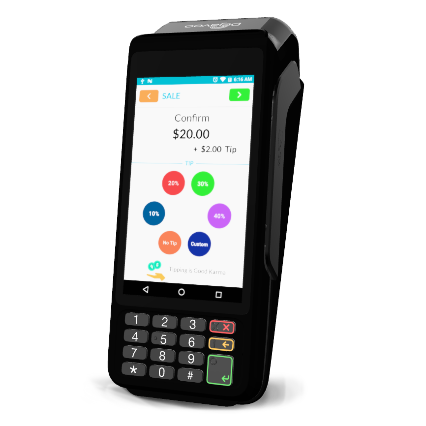 Dejavoo P1 Android countertop terminal